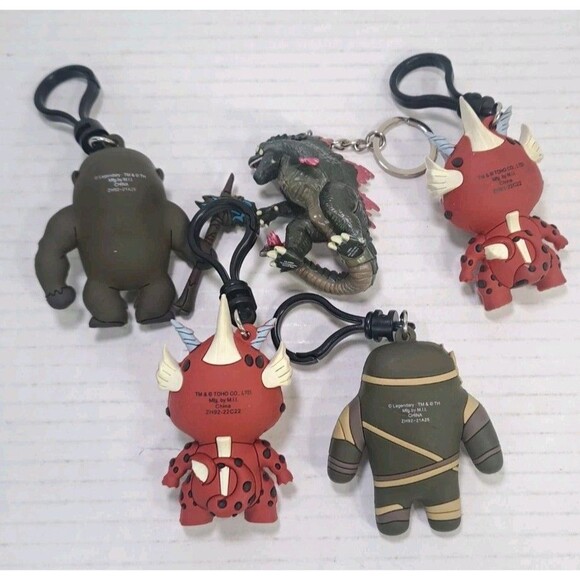 Godzilla x King Kong Keychain Lot Monogram Titanosaurus Jia’s Doll Die Cast - Picture 2 of 2